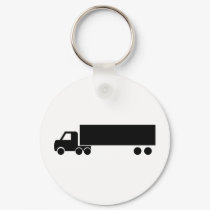 long black truck icon keychains
