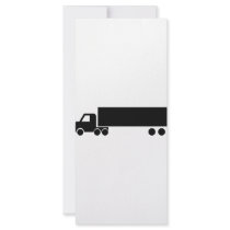 long black truck icon rack cards