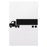long black truck icon stationery