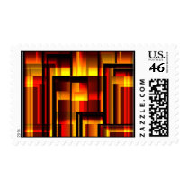 Long Boxes in Red, Golds & Black Stamp