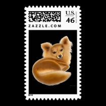 Long Coat Chihuahua Postage postage