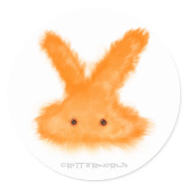 Long Eared Critter Round Sticker