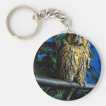 Long-eared owl keychains