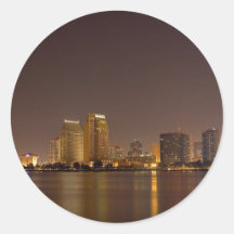 Long Exposure Shot From Coronado Island Stickers
