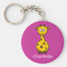 Long giraffe key chain