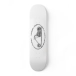 Long Grey Chopper Skateboard