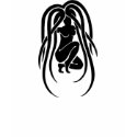 Long Hair Tribal Girl t-shirts by glindagale Long Hair Tribal Girl t-shirts