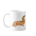 Long Haired Dachshund mugs by cutecanines Long Haired Dachshund mugs
