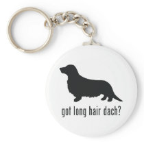 Long Haired Dachsund Keychains