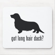 Long Haired Dachsund Mousepad
