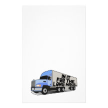 Long Haul Trucking Customized Stationery