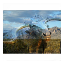 Long Horn Spirit #4 Poster/Print