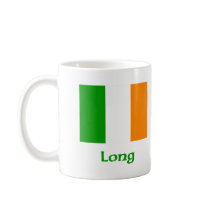 Long Irish Flag mugs by NameGame Long Irish Flag mugs