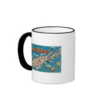 Long Island, New York - Greetings From Coffee Mugs