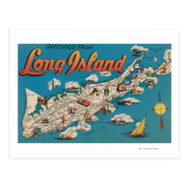 Long Island, New York - Greetings From postcards