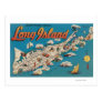 Long Island, New York - Greetings From Postcard