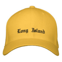 Long Island New York. Hat embroidered hats
