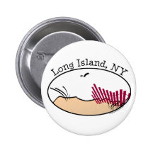 Long Island Pinback Button