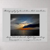Long Island Sound, Night Approaching Poster
