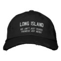 Long Island, We ain't just potato farmers any m... embroidered hats