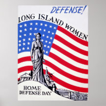 Long Island Women ~ Vintage World War 2 Posters