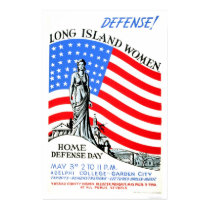 Long Island Women WWII 1941 WPA posters