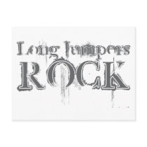 Long Jumpers Rock postcards