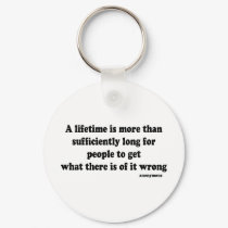 Long Lifetime quote keychains
