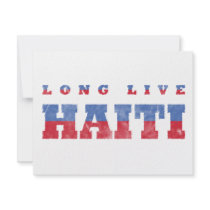 Long Live Haiti Custom Announcements