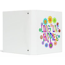 Long Live Hippies Vinyl Binder