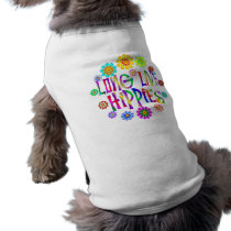 Long Live Hippies Doggie Tshirt
