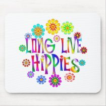 Long Live Hippies Mouse Pad