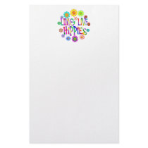 Long Live Hippies Stationery