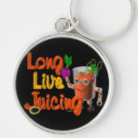 Long Live Juicing template Valxart.com Key Chains