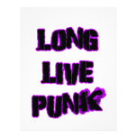 Long Live Punk Letterhead Design