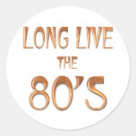 Long Live the 80s Stickers