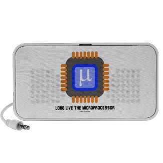 Long Live The Microprocessor (Geek Humor) iPhone Speaker