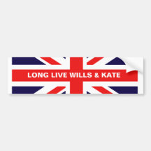 Long Live Wills & Kate Bumper Stickers