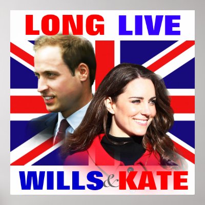 Long Live Wills &amp; Kate Picture Poster