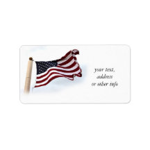 Long May It Wave (4) Custom Address Labels