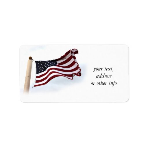 Long May It Wave (4) Custom Address Labels