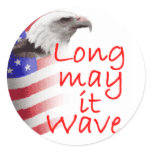 Long May It Wave Sticker