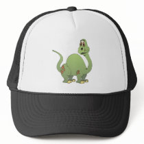 Long Neck Green Dinosaur Cartoon Mesh Hats