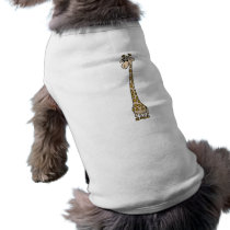 Long Necked Giraffe pet clothing