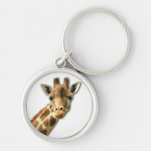 Long Necked Giraffe Keychain