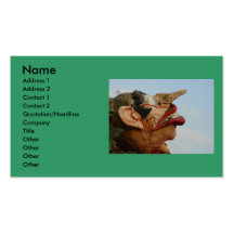 Long Nose Business Cards