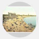 Long Sands, Tynemouth, England magnificent Photoch Sticker