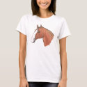 Long-Sleeved Horse T-Shirt by tbarcequine Long-Sleeved Horse T-Shirt