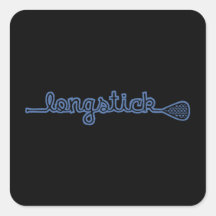 Long Stick Square Sticker