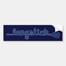 Long Stick sticker Bumper Sticker